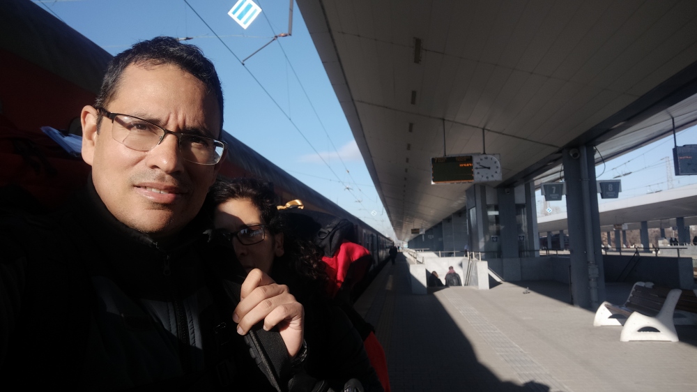 2020-02-02 Llegando a la Estación Central de Trenes de Sofía, BULGARIA