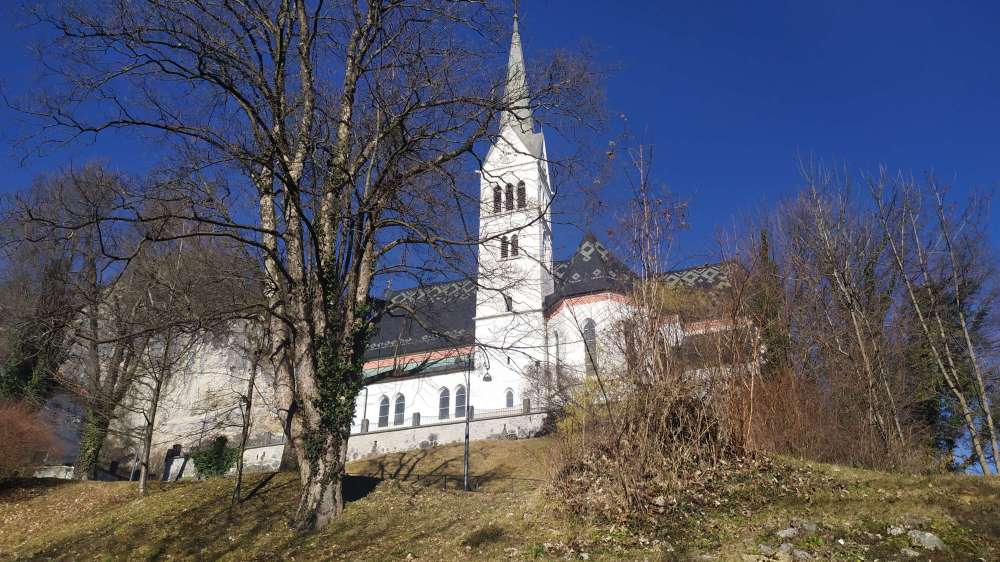 2020-02-06 Church of St Martin, Bled, ESLOVENIA